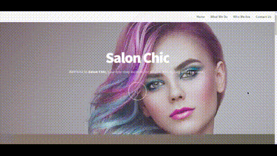 Salon-Chic site gif
